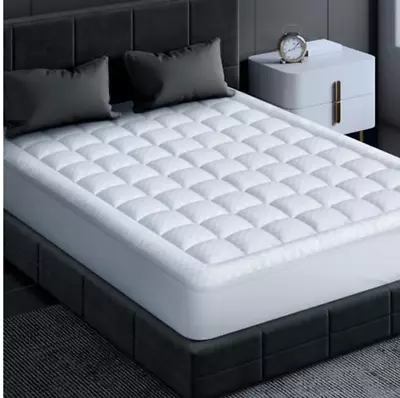 Memory Foam Mattress Pad Queen For Pressure Relief Strong-Support & Ultra-Thick • $38.75