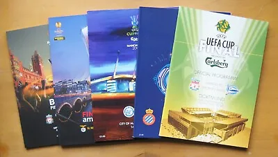 £14.99 • Buy UEFA Cup Final Football Programme Collection X 5: 2001 2007 2008 2013 2016 