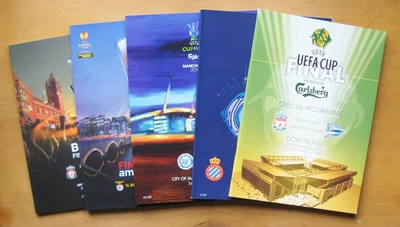 £14.99 • Buy UEFA Cup Final Football Programme Collection X 5: 2001 2007 2008 2013 2016 