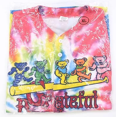 Rare St. Louis Cardinals Grateful Dead Bears Tie Dyed Baseball Jersey New NIB XL • $89.99