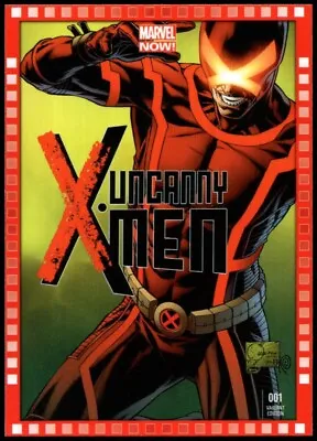 2013 UD Marvel Now!  CUTTING EDGE VARIANT COVER  Card #126-JQ...UNCANNY X-MEN #1 • $4