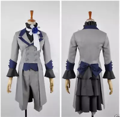 Black Butler 3 Ciel Phantomhive Grey Suit Cosplay Costume • $38.70