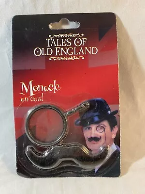 Tales Of Old England Mustache Steampunk Cowboy Costume Monocle Eye Accessory • $8.99