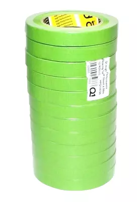 3/4  Green Masking Tape High Performance 12 Rolls Automotive Marine Q1 HPG118 • $39.98