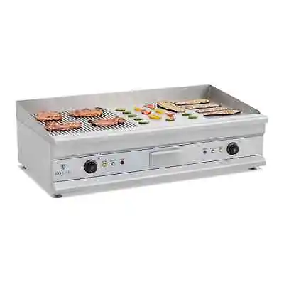 £419 • Buy Electric Griddle Grill Hot Plate Commercial 100 Cm - Ribbed/smooth - 2 X 3200 W