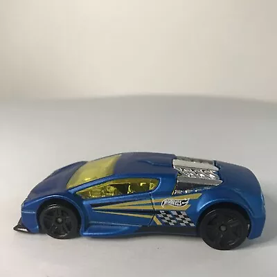 Hot Wheels ‘02 Satin  Blue Die Cast Car 1:64 Scale Made In Malaysia 2002 • $14.99