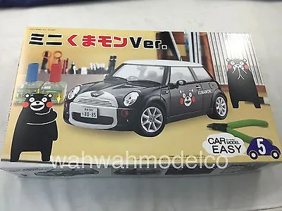 1/24 CAR Model EASY Series No.5 Mini Cooper S Kumamon Ver. Plastic Japan 077048 • $51.37