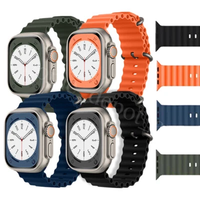 $5.99 • Buy For Apple Watch Ocean Band Strap IWatch Ultra Series 8 7 6 5 SE 41/45/49mm Sport