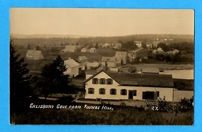 Salisbury Cove From Youngs Hill Maine RPPC • £3.80