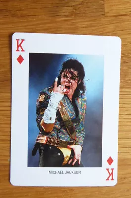 Michael Jackson King Of Diamonds Card  Mint • $6.21