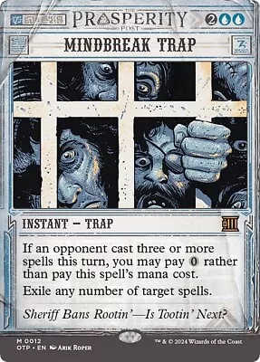 MINDBREAK TRAP Mtg NM-M Breaking News 1 Mythic • $32.99