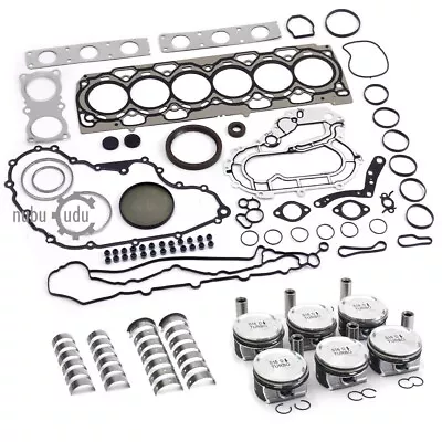 Engine Overhaul Pistons Bearings Kit For Volvo S60 S80 V60 XC60 3.0 T6 B6304T • $673.97
