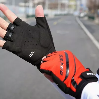 Fitness Cycling Gloves Mountain Bike Road Sports Breathable Accessories • $30.97
