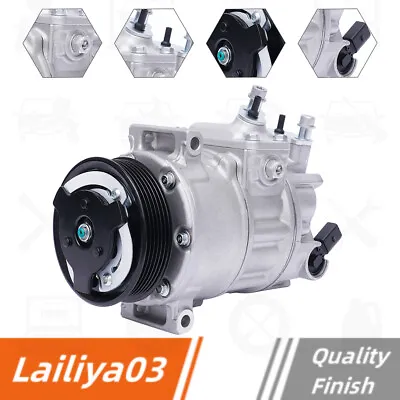 AC Compressor For Audi A3 TT VW Jetta Golf GTI Beetle Passat Eos 2.0L W/ Clutch • $109.25