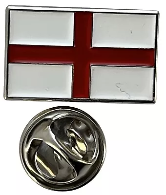 England St George Cross Flag Enamel & Metal Lapel Pin Badge FREE UK Delivery! • £2.99