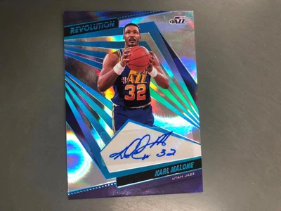 $150 • Buy Karl Malone 2021/22 Revolution Infinite Auto Autograph #22/25 Utah Jazz