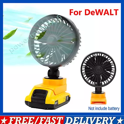 For Dewalt 20V Max Battery Powered Portable Fan Mini Cordless Outdoor Fan • $16.58