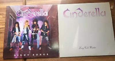 Rare Cinderella Long Cold Winter Night Songs Vinyl Record Album Lot PLEASE Read • $49.99