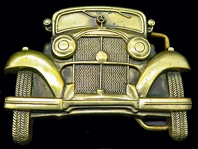 Mercedes Benz Car Automobile Baron Brass Vintage Belt Buckle • $29.75