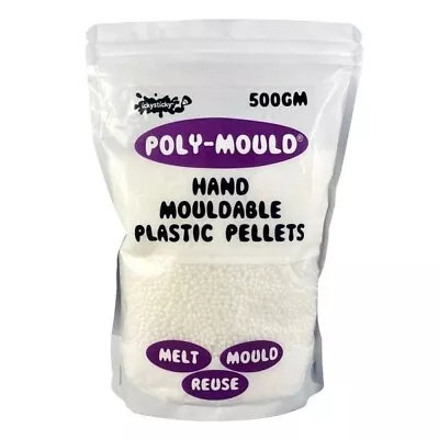 ICKYSTICKY POLY-MOULD 500GM Mouldable Plastic Pellets Thermoplastic Plastimake • $31