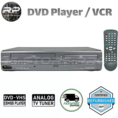 Magnavox MWD2205 DVD VCR Combo Player VHS Hi-Fi Stereo Progressive Scan • $199.99