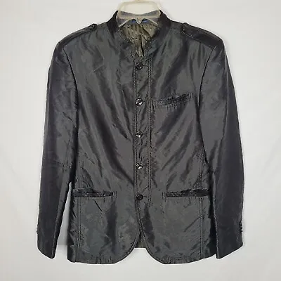 Blackberrys Blazer Men's Size 38 Brown Sport Jacket Slim Fit Military Style • $28.62
