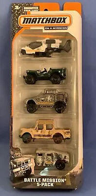 Matchbox 2015 Mint In Box Battle Mission 5 Pack With All Your Favorites Cjm00 • $6.50