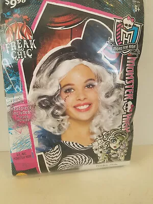 Freak Du Chic Frankie Stein Monster High Child Wig Ages 6+ One Size • $22.75