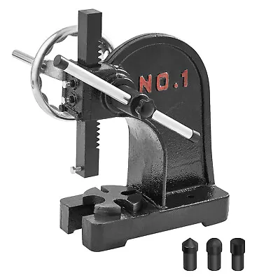 VEVOR Arbor Press 1 Ton Rivet Press Machine With Handwheel Cast Iron Assembly • $69.99