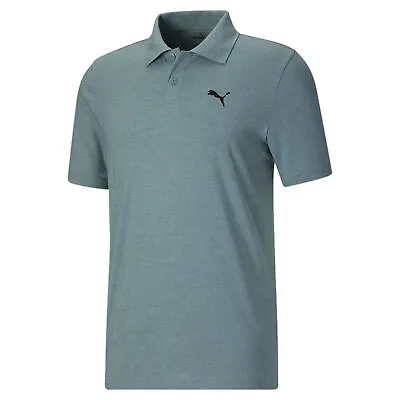 PUMA Men's ESS Heather Small Logo Polo • $16.99