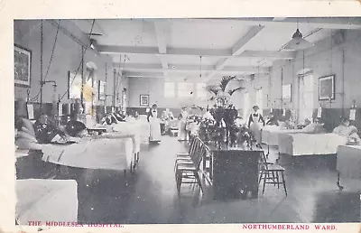 Middlesex. 1905 Postcard Of The Middlesex Hospital Northumberland Ward. E • £3.99