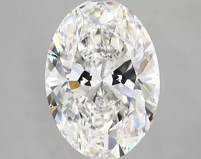 Lab-Created Diamond 4.07 Ct Oval H VS2 Quality Excellent Cut IGI Certified • $1955