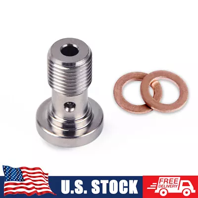 M10X1.0 Titanium Brake Caliper Line Hose Banjo Bolt For Suzuki DR350SE GSXR750 • $7.99