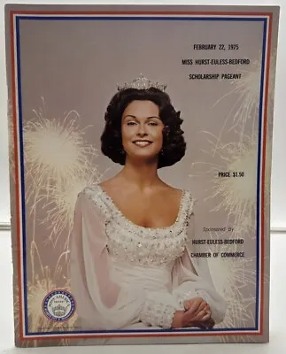 Original 1975 Miss Hurst Euless Bedford Texas Pageant Program / Miss America • $9.95