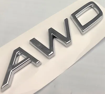 Chrome AWD FOR VOLVO REAR TRUNK TAILGATE EMBLEM BADGE DECAL NAMEPLATE LETTERS • $17.99