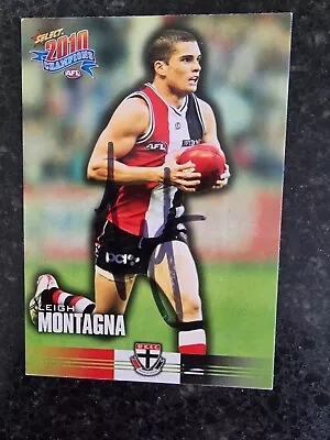 St Kilda Saints Afl Football Signed Cards X 4 Leigh Montagna • $10