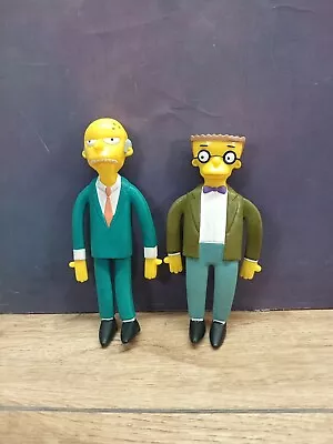 MR. BURNS & SMITHERS - The Simpsons 2002 NJ Croce Bendies Bendable  • $14.99