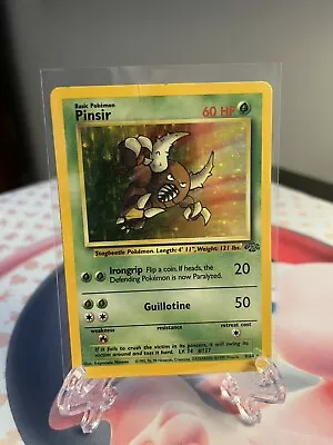 Pokémon TCG Pinsir Jungle 9/64 Holo Unlimited Holo Rare Vintage WOTC HP • $7.99