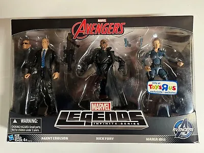 Marvel Legends  3 Pack - Shield  -  Agent Coulson Nick Fury Maria Hill - NEW • $110