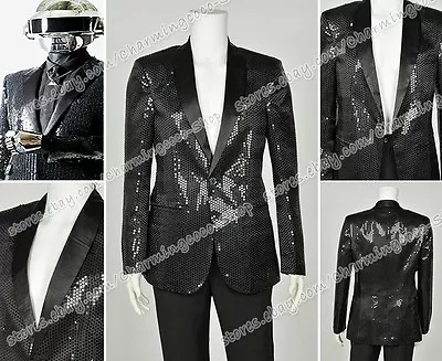 Daft Punks Electroma Hero Robot No 2 Cosplay Costume Jacket Coat Golden Style • $90.01