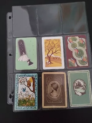 #1 - 6 Single Swap Playing Cards - VINTAGE Unique ODDS 'N' ENDS • $3.50