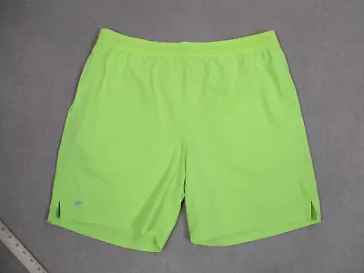 Fabletics Shorts Mens Extra Large Green Athletic Training Running Workout Gym • $19.85