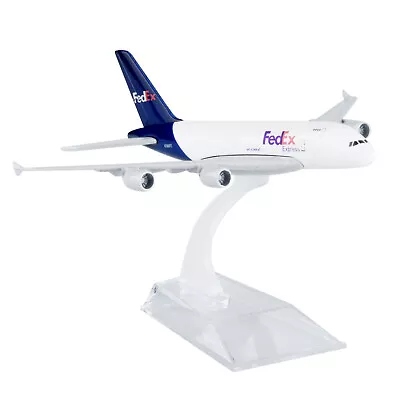 1/400 For Fedex A380 Airplane Model Diecast Transportation Plane Collection 16cm • $15.88