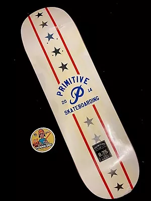 RARE Paul Rodriguez Evel Knievel 8.75 USA Stars Primitive Skateboard Deck 2014 • $137.99