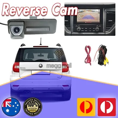 REVERSE CAM For SKODA YETI Handle Backup Camera Fit WITH BOOT SWITCH • $59.95
