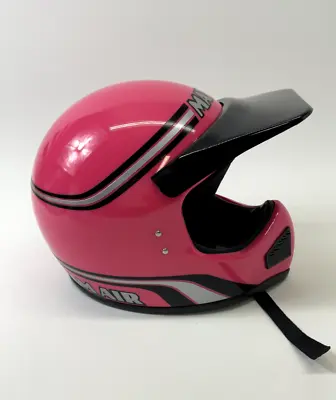 Nos Maxon Hot Pink Motorcycle Helmet With Visor Vintage Size M • $44.99