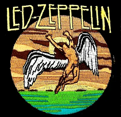 Led Zeppelin Rock Music Embroidered Iron On Patch Applique • $5.74