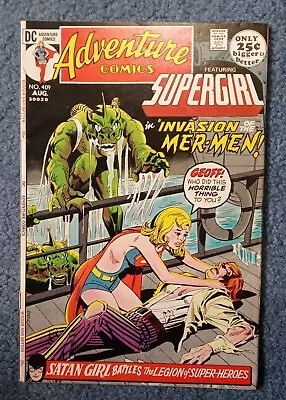 ADVENTURE COMICS #409-413 DC Supergirl In Title 1971 48 Pg. Giants  • $29.99