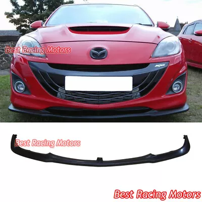 For 2010-2013 Mazda MazdaSpeed 3 5dr MS Style Front Bumper Lip (Urethane) • $139.99