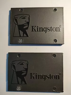 X2 Kingston SA400  A400 240GB SSD Drives Used+tested Working Good  Two Drives • £30